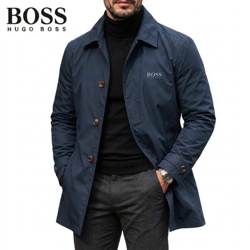 🔥LAST DAY 55% OFF🔥 2026 Men’s Business Lapel Windbreaker Jacket