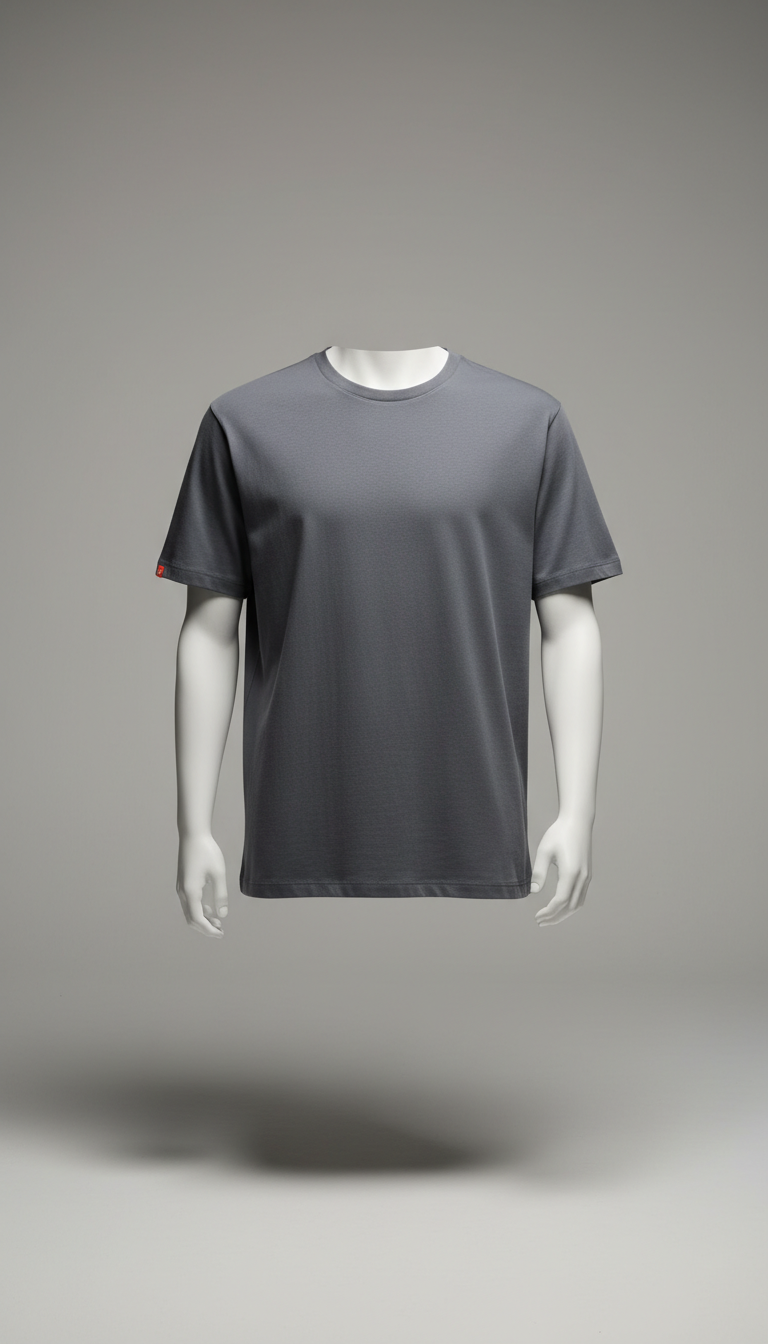 Premium Cotton Shirt in Platinum Grey