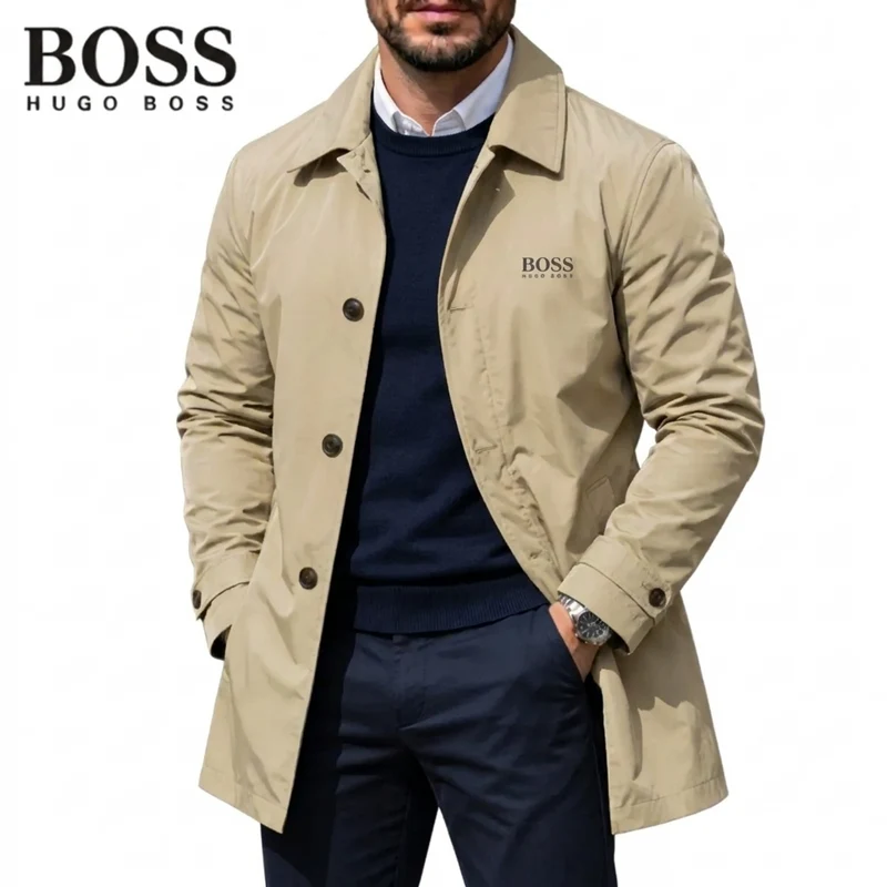 🔥LAST DAY 55% OFF🔥 2026 Men’s Business Lapel Windbreaker Jacket