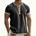 ⌛Limited Time Offer – Men’s Breathable Short Sleeve Henley Shirt