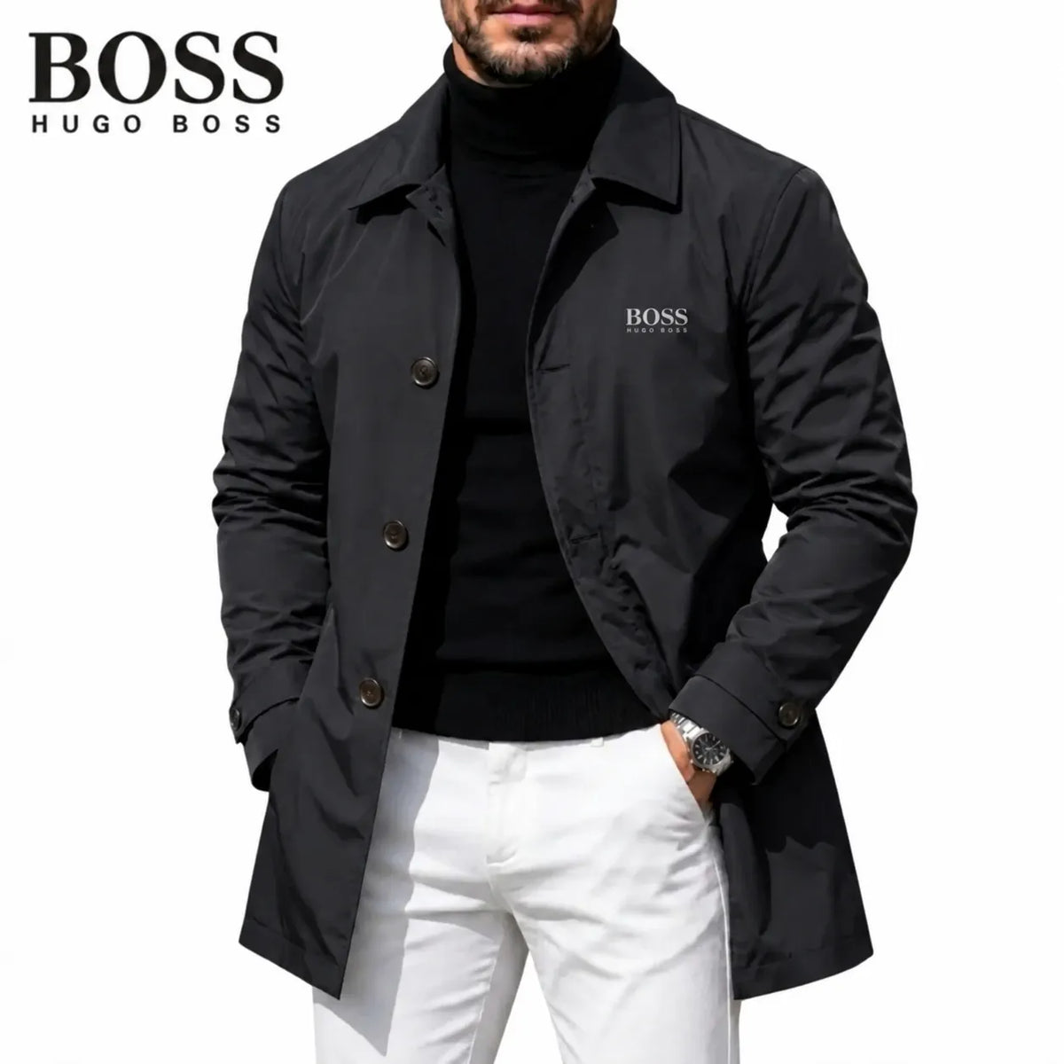 🔥LAST DAY 55% OFF🔥 2026 Men’s Business Lapel Windbreaker Jacket