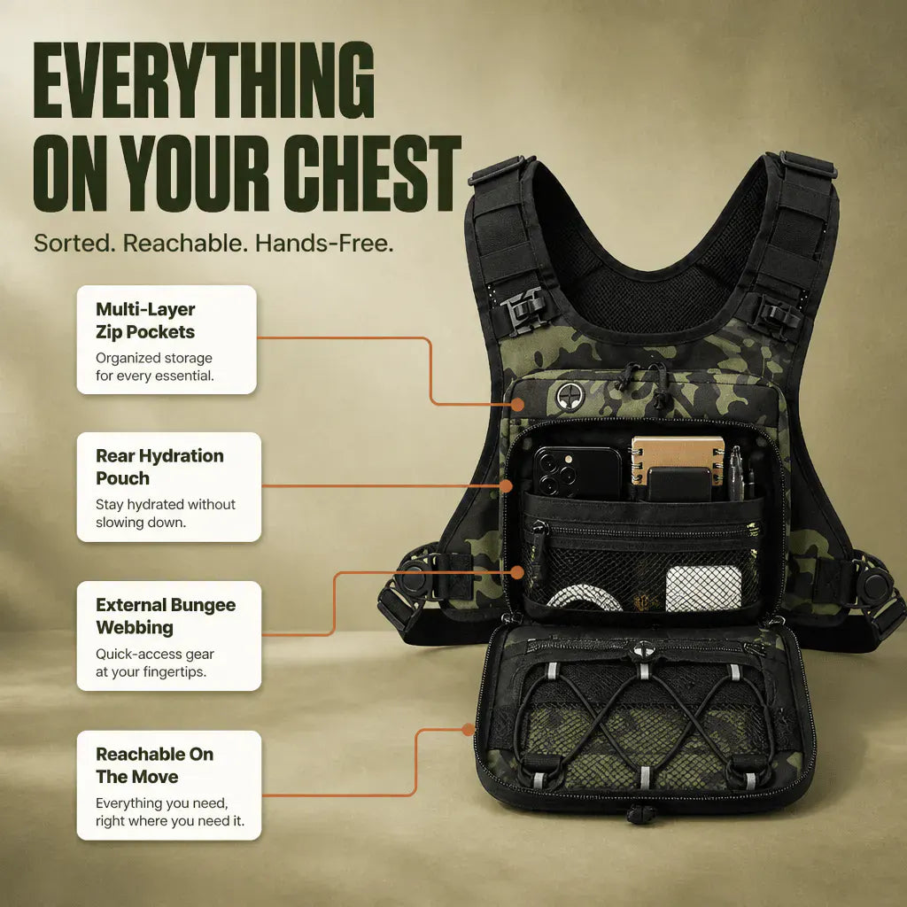 RunVest - Lightweight Hydration Chest Pack