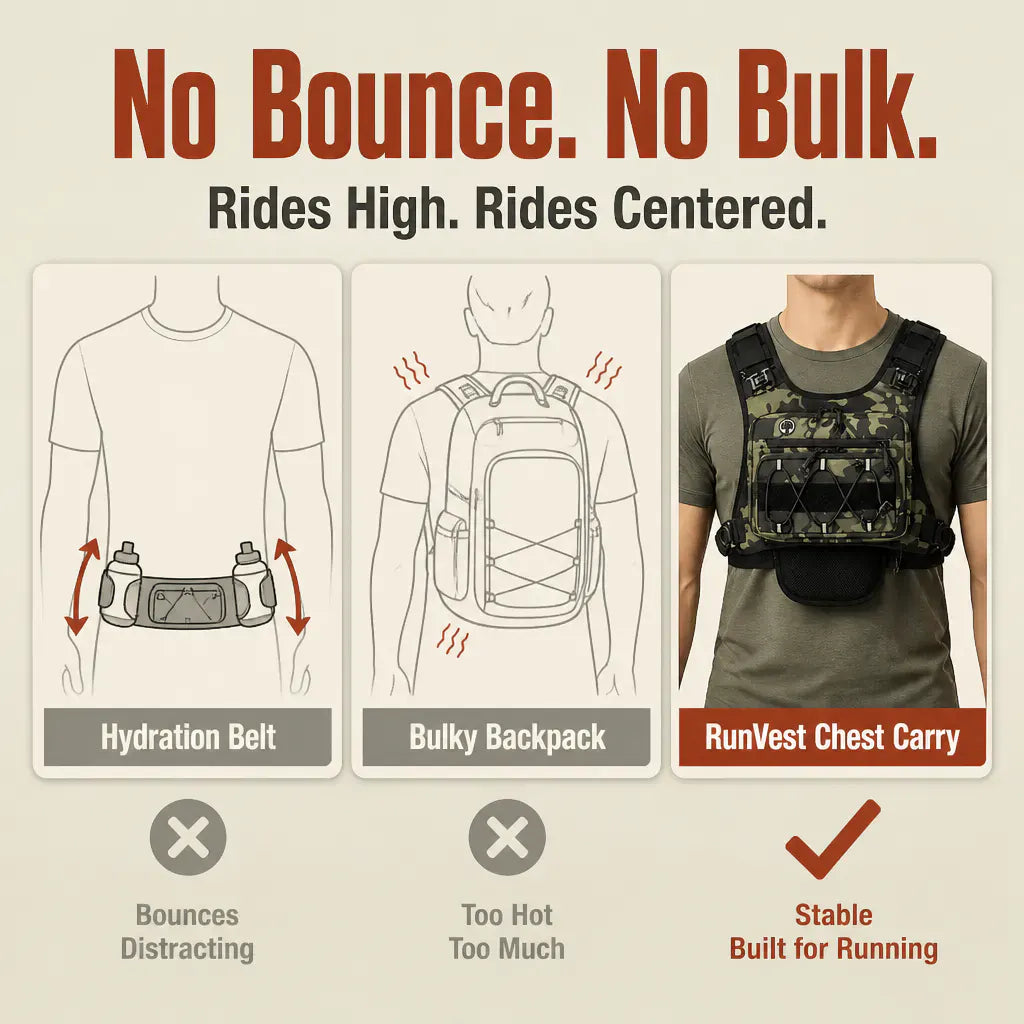 RunVest - Lightweight Hydration Chest Pack